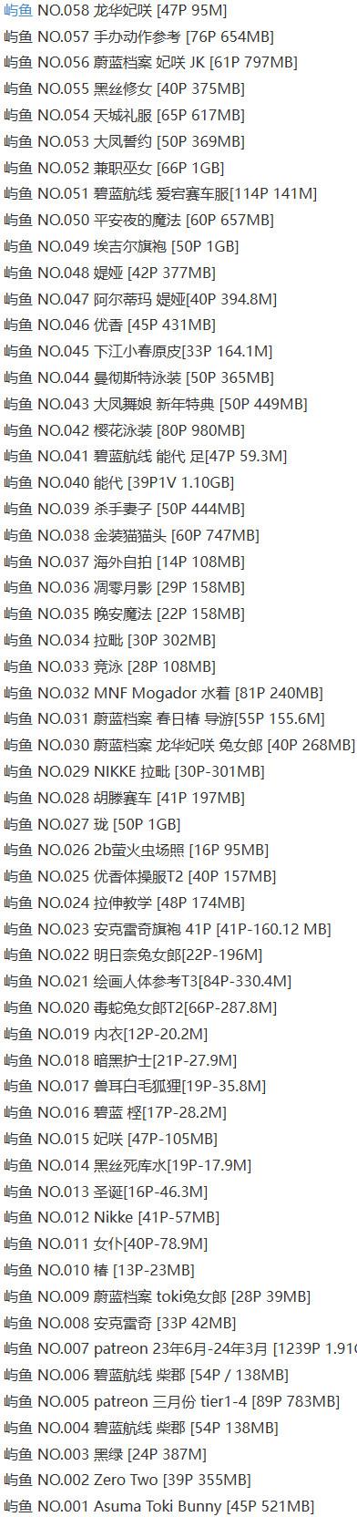 屿鱼 – 写真图片合集【持续更新中】-1