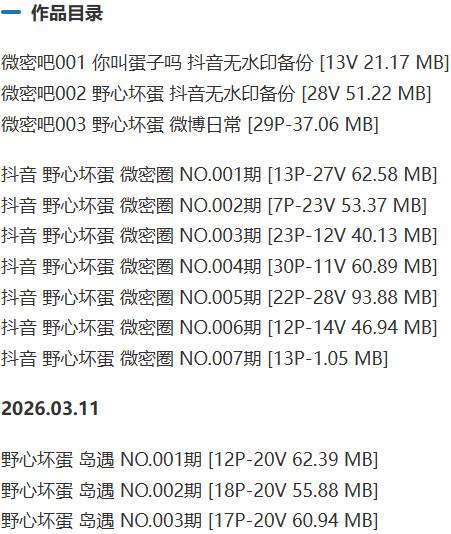 野心坏蛋 – 微密圈写真&视频合集【持续更新中】-1