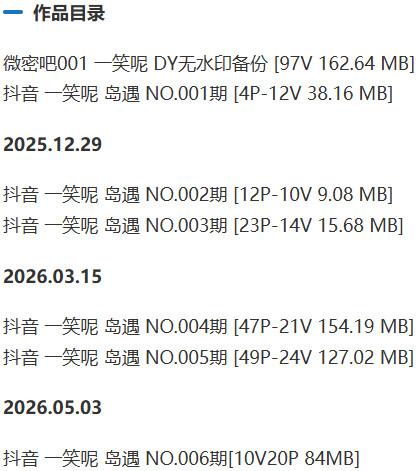 一笑呢 – 微密圈/岛遇等写真&视频合集【持续更新中】-1